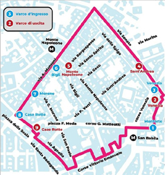 Milano ztl Quadrilatero<br>In corso i due mesi<br>di pre-esercizio